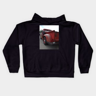 Vintage Fire Chief Truck Kids Hoodie